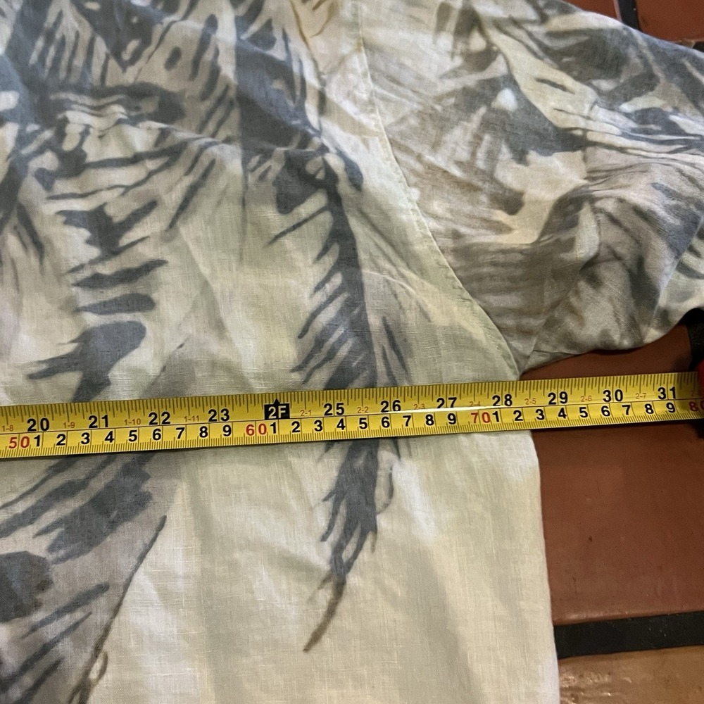 Tommy Bahama Paradise Mens 2XL Floral Beach Camp Hawaiian 100% Linen Shirt - Picture 5 of 6